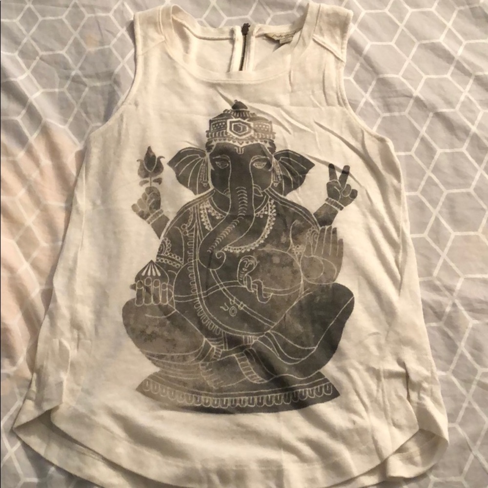 LUCKY BRAND elephant tank top